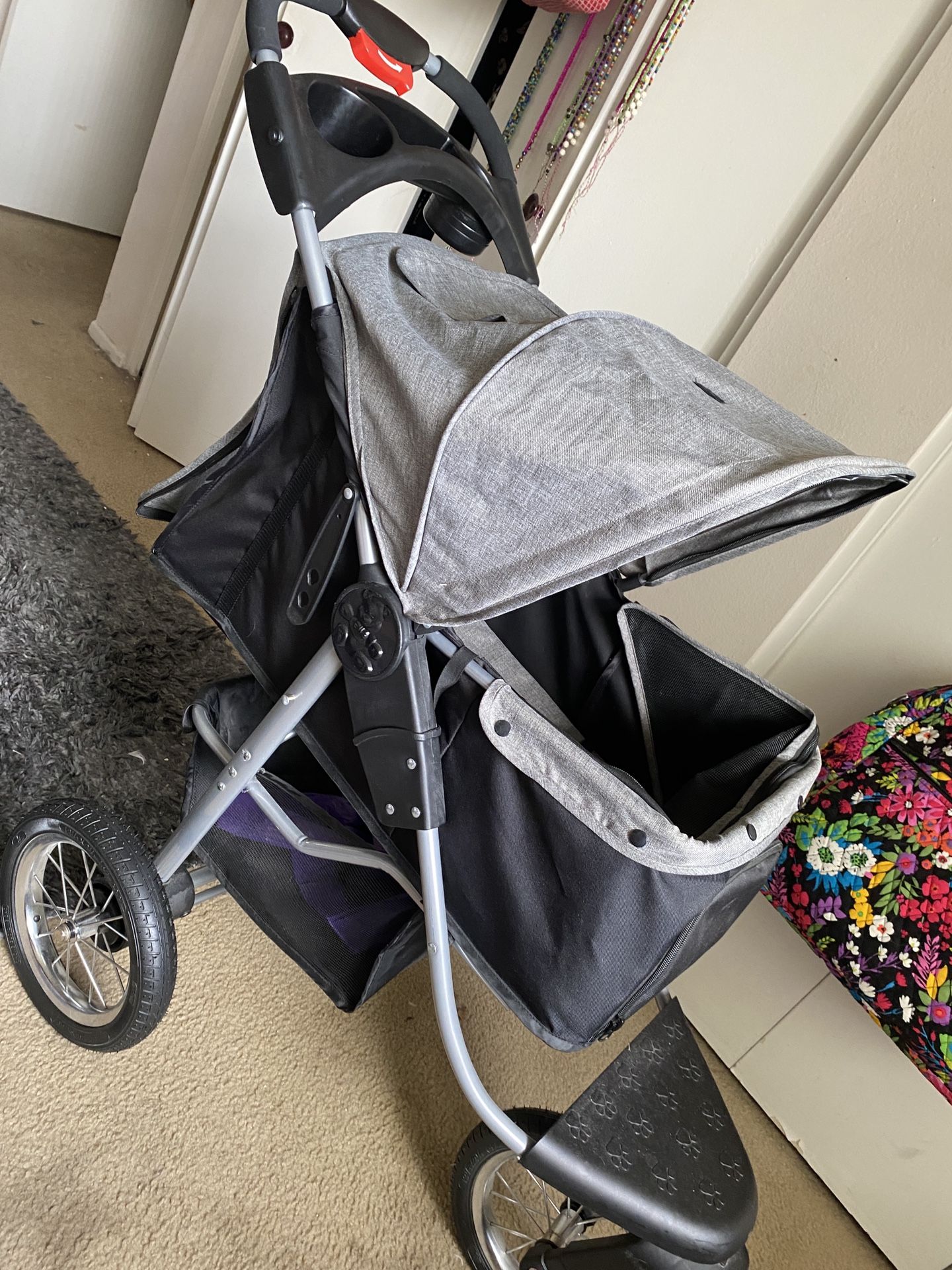 Dog Stroller For Up To 2 Dogs 