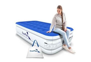 Enerplex twin size air mattress with built-in pump