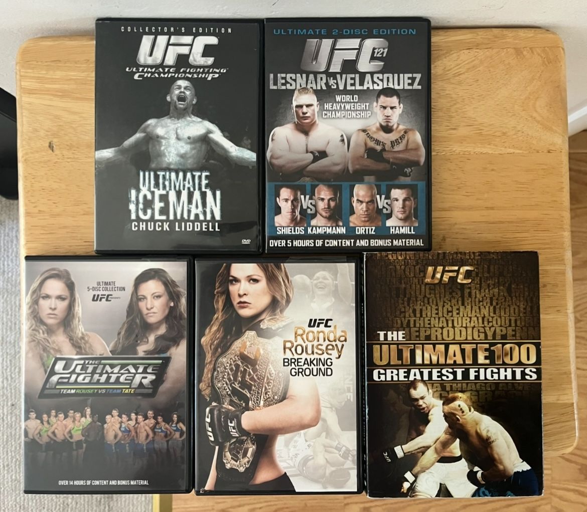 UFC DVD’s ( Read Description)