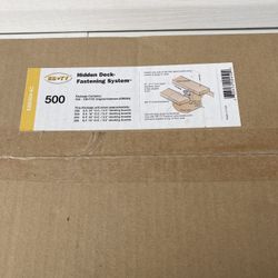Decking Hidden Fasteners