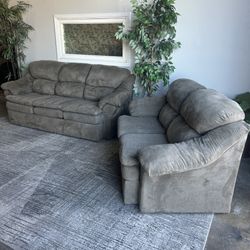 Green Couch Set - Free Delivery