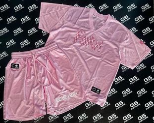 Chrome Hearts two pieces size M (pink)