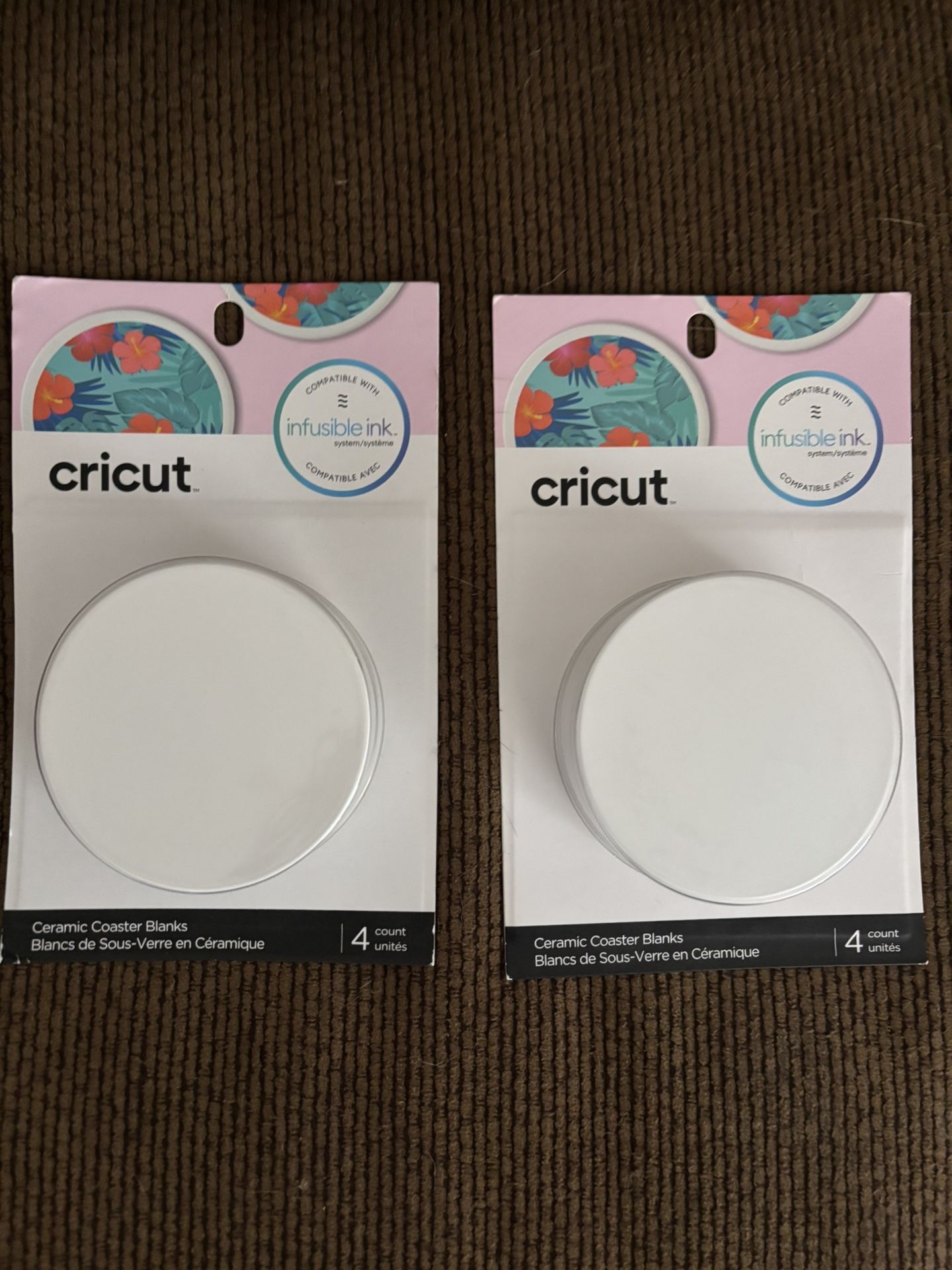 Cricut Infusible Ink Ceramic Coaster Blanks