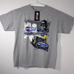 NASCAR Pepsi Racing Jeff Gordon Shirt Adult XL Check Impala SS Short Sleeve