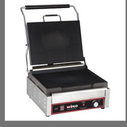 Winco Single Commercial-Grade Panini Grill Press