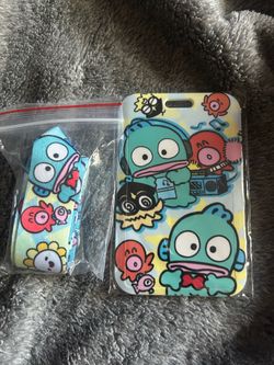Hangyodon ID holder with lanyard $5