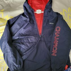  New Champion Womens Windbreaker Pullover Size Medium. With Tags.  Evern Worn