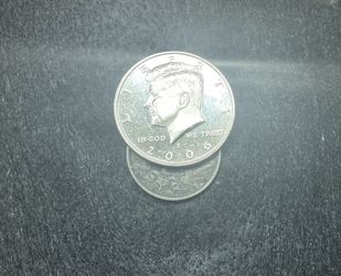 2006 S (Silver) Kennedy Half Dollar Proof - NICE BU Condition