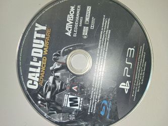 Call of Duty Advanced Warfare PS3 Disc and Call of Duty black ops 3