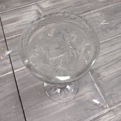 Vintage Cut Crystal Flower Vase