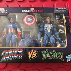 Marvel Legends Gamerverse Captain America/ Blue Venom 2 Pack
