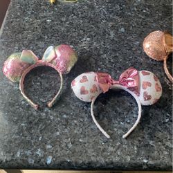 3 Minnie Ears Head Bands 