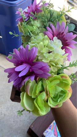 Fake flower decor