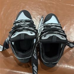 Lanvin Curb Grey And Black Size 10