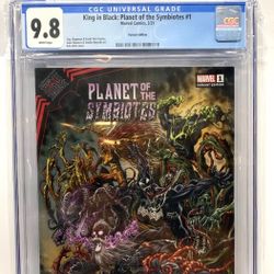 Marvel King In Black Planet Of The Symbiotes #1 Variant CGC 9.8 Comics