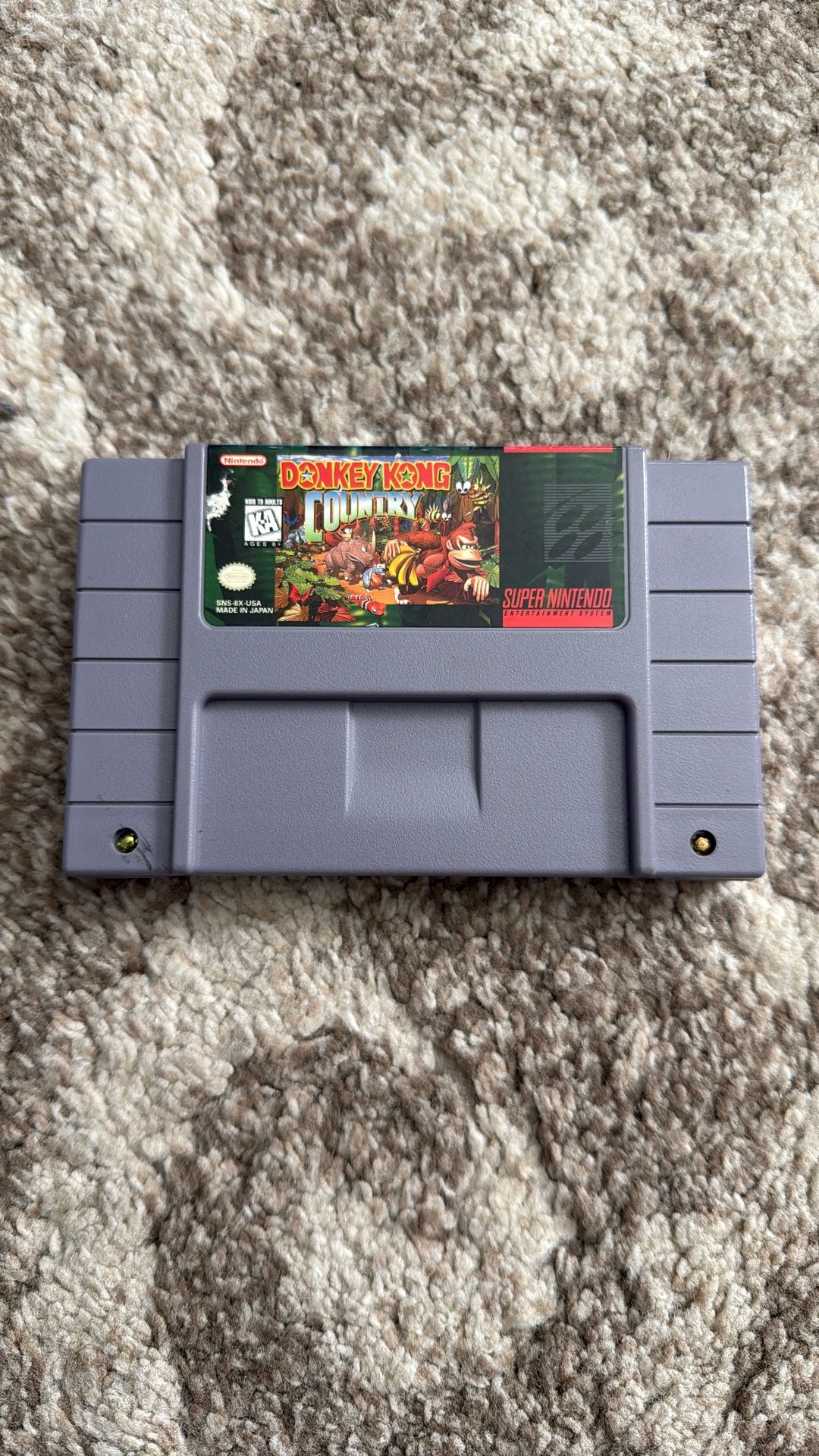 Donkey Kong Country For Super Nintendo