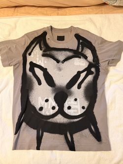 Givenchy Rottweiler Graphic T-Shirt Gray Black – XS