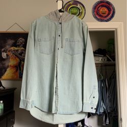 Jean jacket hoodie