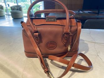 Vintage 1980s Dooney & Bourke leather doctor handbag satchel purse
