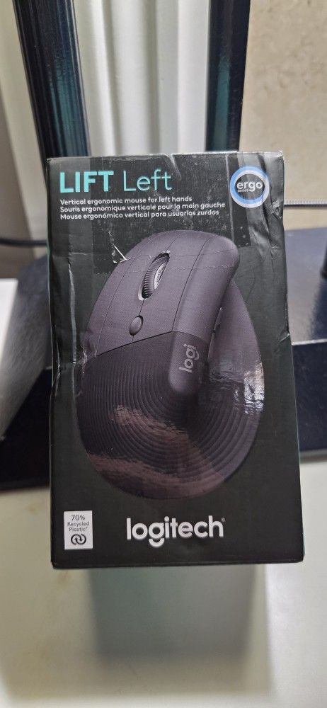 Logitech Lift Left Ergonomic Mouse – Like New