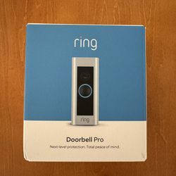Brand New Ring Video Doorbell Pro 1080p Wired Built In Alexa Connectivity