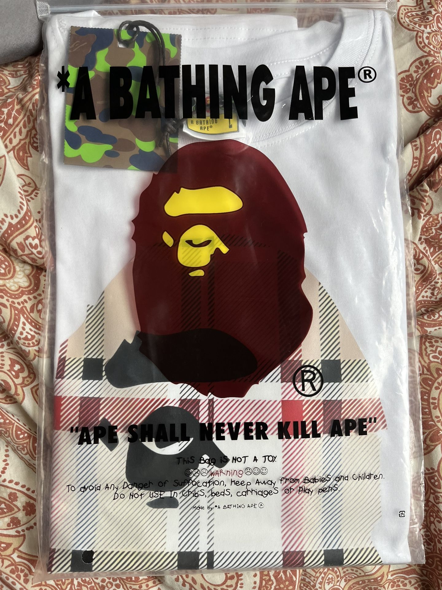 BATHING APE T SHIRT