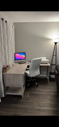 L shaped desk