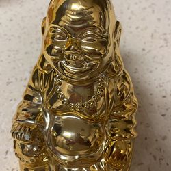 Gold Ceramic Budah