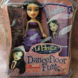 Unopened Vintage Lil Bratz Nazalia Dance Floor Funk Doll Fashion Accessories
