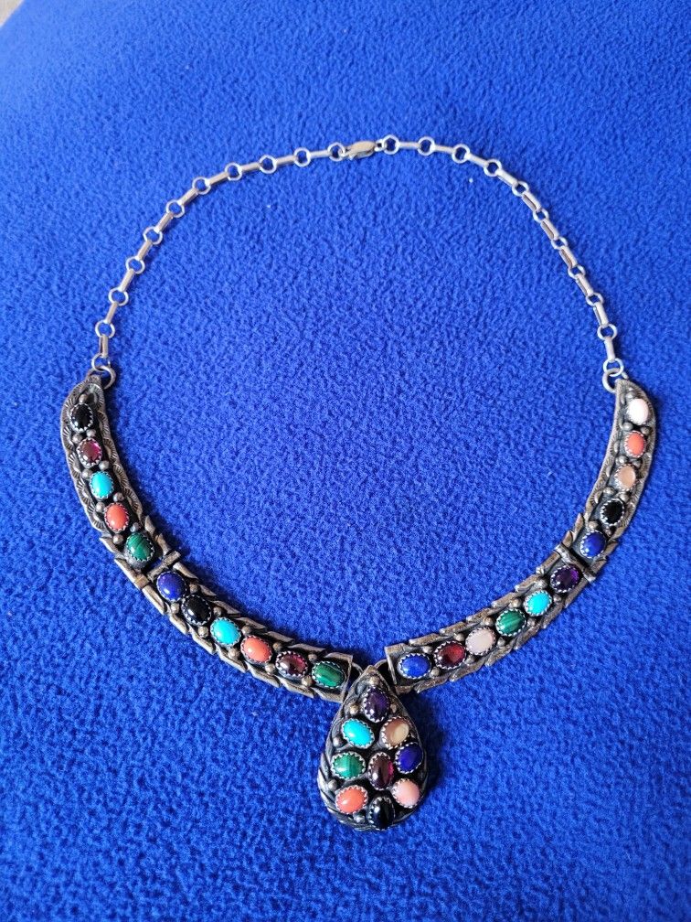 Sterling Silver Navajo ESTATE Necklace