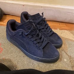 Puma Suede Shoes (Blue)