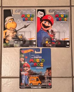 The Super Mario Bros. Movie Hot Wheels collection OPEN TO OFFERS!!