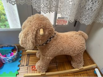 Plush toy rocking horse