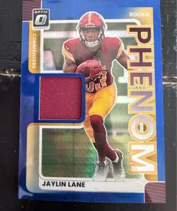 Jaylin Lane Rookie Phenom Jersey Card – Donruss Optic Rookie Memorabilia