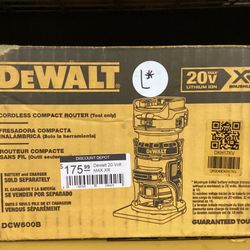 Dewalt CORDLESS COMPACT ROUTER (Tool only) (used like new)