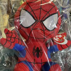 Spiderman Beanie Baby New In Package