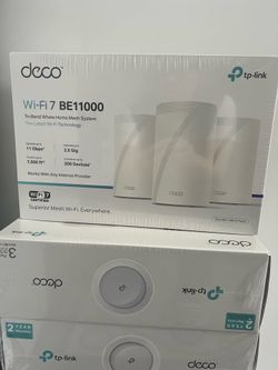 TP-Link Deco BE11000 Wi-Fi 7 Tri-Band Home Mesh System