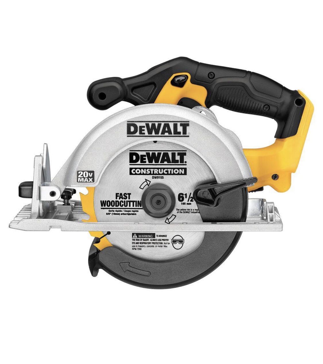 DEWALT 20-Volt 6-1/2 in. MAX Lithium-Ion Cordless Circular Saw (Tool-Only)