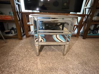 Beautiful mirrored night stand