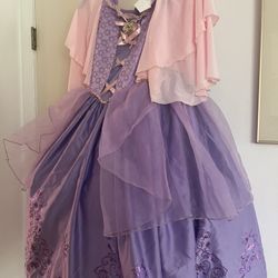 Disney Princess Rapunzel Dress Costume 7-8