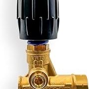 Annovi Reverberi VRT3-310EZ Unloader, Black Spring, 4500 PSI, 10.5 GPM, Adjustment Knob, EZ Start, Brass