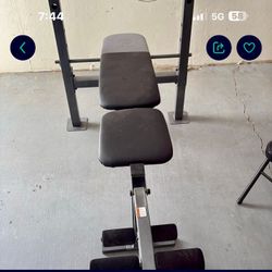 Weight Bench And Weights