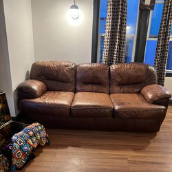Free Brown Leather couch