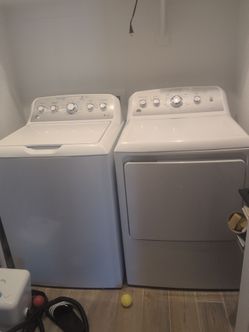 GE electric dryer and washing maching
