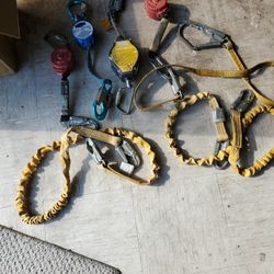 Safety harness 5 point, retractable life lines