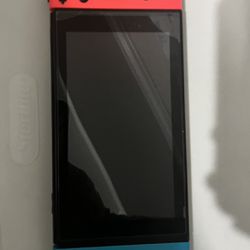 Nintendo Switch W/ Neon Blue and Neon Red Joy Con