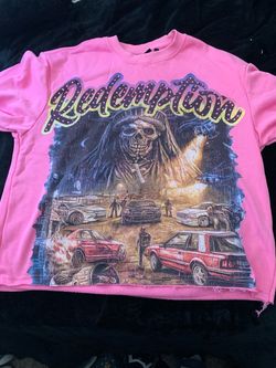 Redemption Graphic T-Shirt Neon Pink