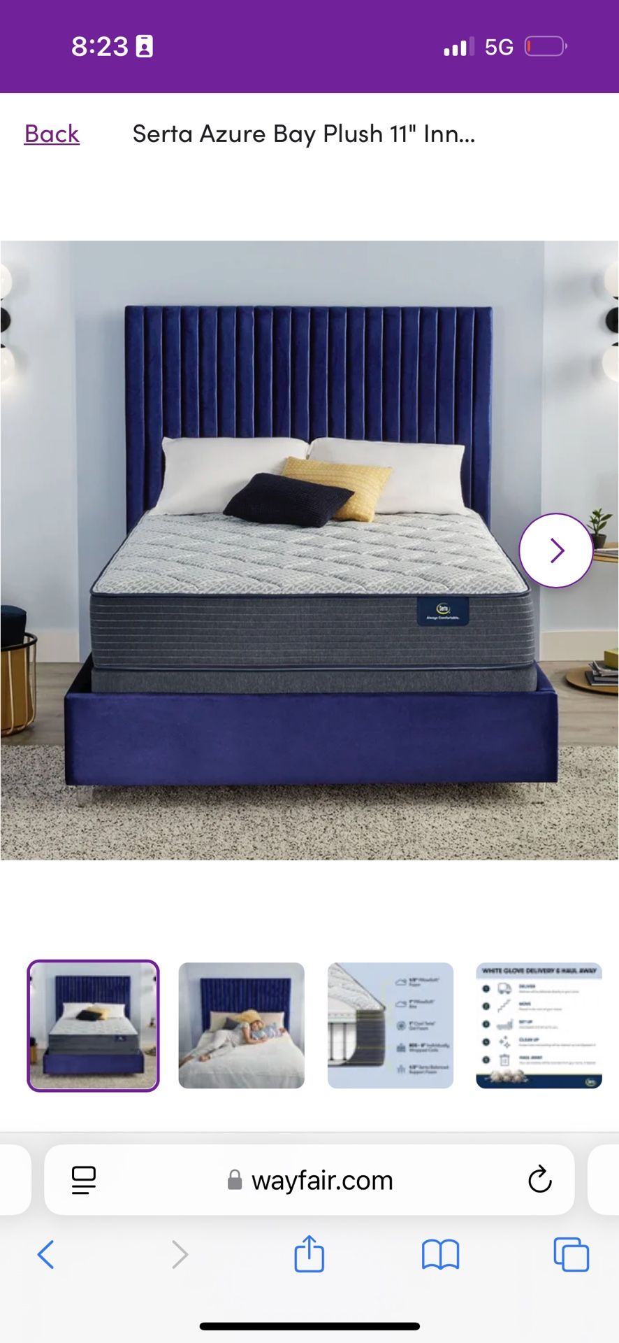 Moving Sale 6month Old Mattress With Box