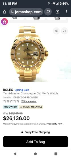 Rolex Yacht master