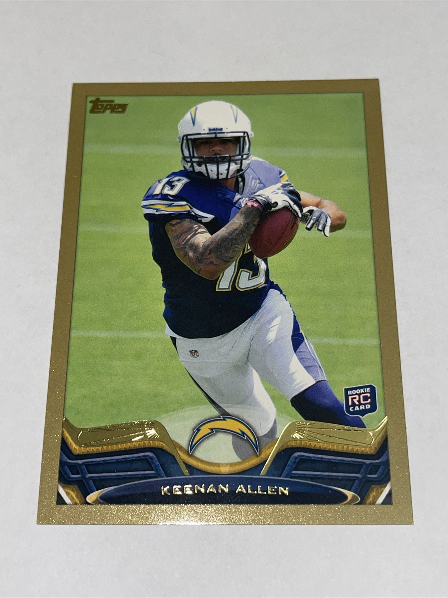 keenan allen topps rookie gold #1799/2013